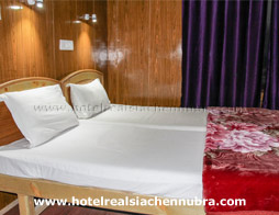 Real Siachen Hotel Diskit Double Beded Room