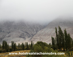 Real Siachen Hotel Diskit View From Hotel